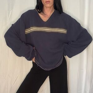 Gap Vintage Navy V-Neck Women's Sweater